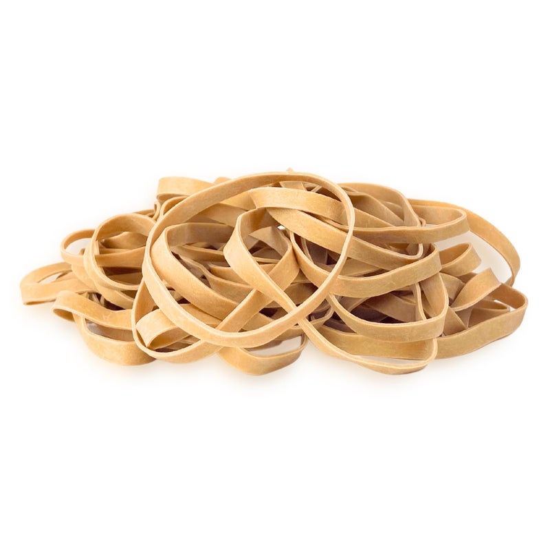 Alliance Rubber 26644 Advantage Rubber Bands Size #64, 1 lb Bag Contains Approx. 320 Bands (3 1/2" x 1/4", Natural Crepe) - Image 4